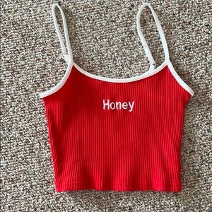 HONEYBUM CROP TOP NWOT